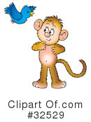 Monkey Clipart #32529 by Alex Bannykh