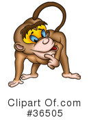 Monkey Clipart #36505 by dero