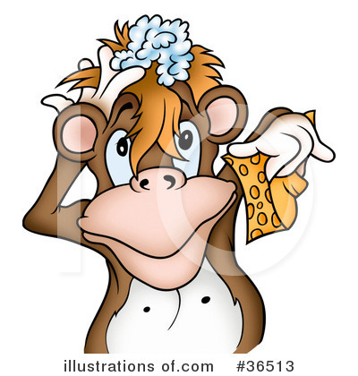 Royalty-Free (RF) Monkey Clipart Illustration by dero - Stock Sample #36513