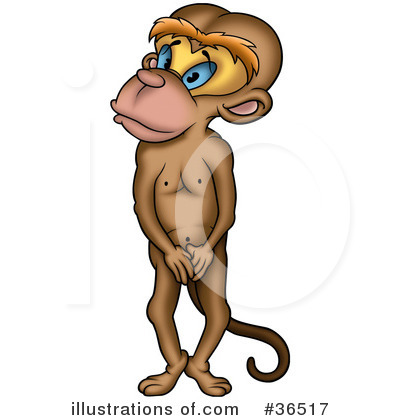 Monkey Clipart #36517 by dero