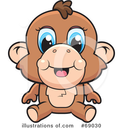 Royalty-Free (RF) Monkey Clipart Illustration by Cory Thoman - Stock Sample #69030