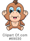 Monkey Clipart #69030 by Cory Thoman