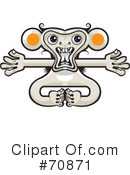 Monkey Clipart #70871 by Steve Klinkel