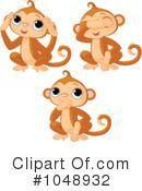 Monkeys Clipart #1048932 by Pushkin