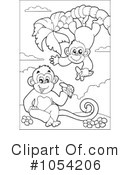 Monkeys Clipart #1054206 by visekart