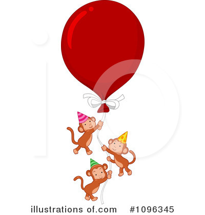 Party Balloon Clipart #1096345 by BNP Design Studio