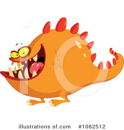 Royalty-Free (RF) Monster Clipart Illustration by yayayoyo - Stock Sample #1062512