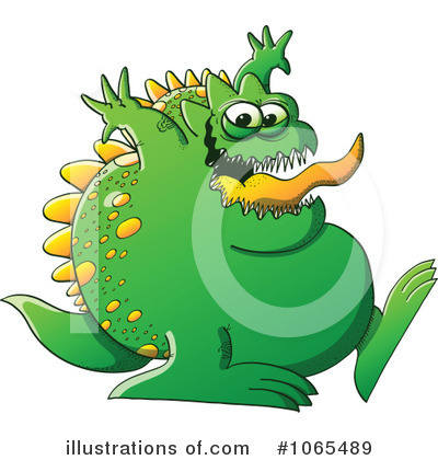Royalty-Free (RF) Monster Clipart Illustration by Zooco - Stock Sample #1065489