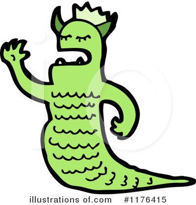 Royalty-Free (RF) Monster Clipart Illustration by lineartestpilot - Stock Sample #1176415