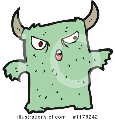 Royalty-Free (RF) Monster Clipart Illustration by lineartestpilot - Stock Sample #1178242