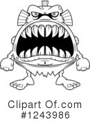 Monster Clipart #1243986 by Cory Thoman