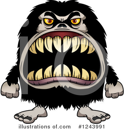 Monster Clipart #1243991 by Cory Thoman