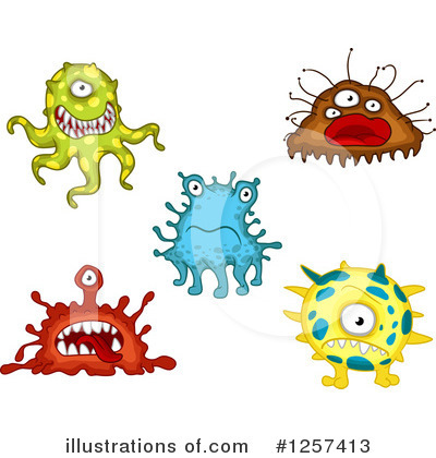 Royalty-Free (RF) Monster Clipart Illustration by Vector Tradition SM - Stock Sample #1257413