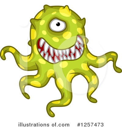 Royalty-Free (RF) Monster Clipart Illustration by Vector Tradition SM - Stock Sample #1257473