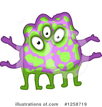 Royalty-Free (RF) Monster Clipart Illustration by Vector Tradition SM - Stock Sample #1258719