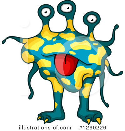 Royalty-Free (RF) Monster Clipart Illustration by Vector Tradition SM - Stock Sample #1260226