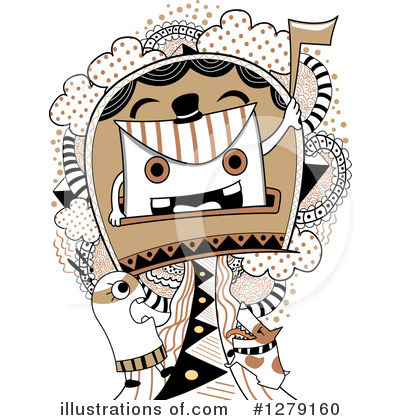 Royalty-Free (RF) Monster Clipart Illustration by BNP Design Studio - Stock Sample #1279160