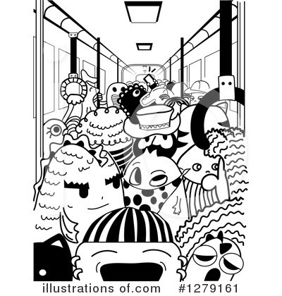 Royalty-Free (RF) Monster Clipart Illustration by BNP Design Studio - Stock Sample #1279161