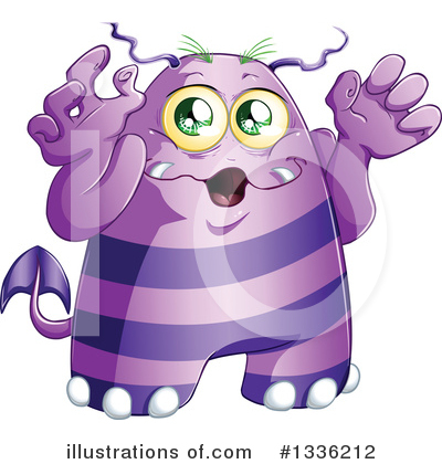 Royalty-Free (RF) Monster Clipart Illustration by Liron Peer - Stock Sample #1336212