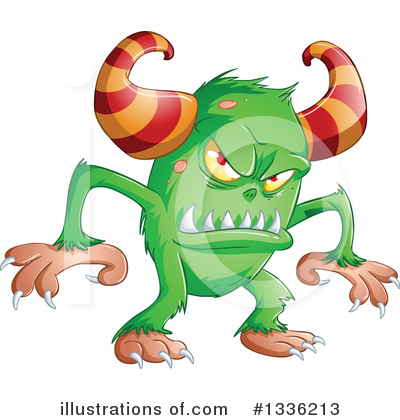 Royalty-Free (RF) Monster Clipart Illustration by Liron Peer - Stock Sample #1336213