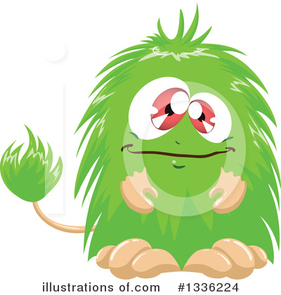 Royalty-Free (RF) Monster Clipart Illustration by Liron Peer - Stock Sample #1336224