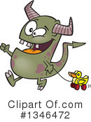 Monster Clipart #1346472 by toonaday