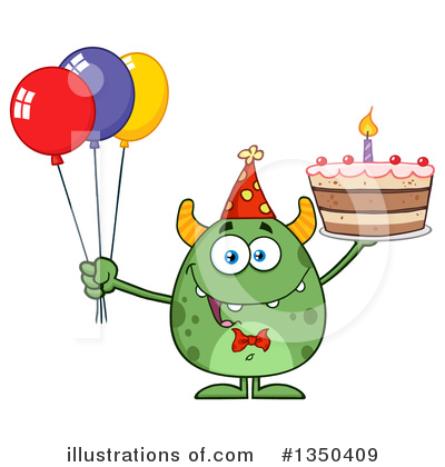 Party Balloons Clipart #1350409 by Hit Toon