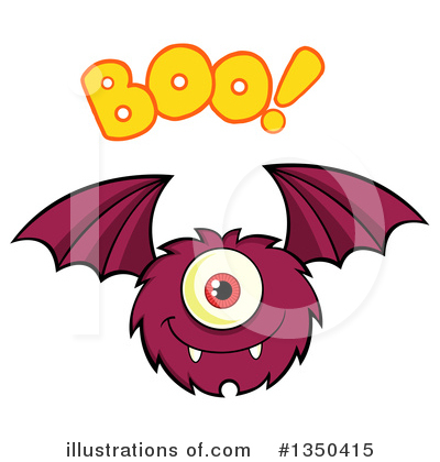 Royalty-Free (RF) Monster Clipart Illustration by Hit Toon - Stock Sample #1350415