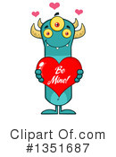 Monster Clipart #1351687 by Hit Toon
