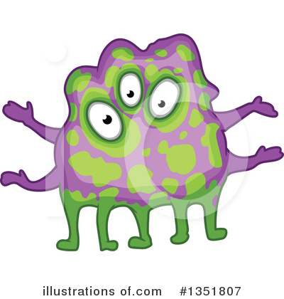 Royalty-Free (RF) Monster Clipart Illustration by Vector Tradition SM - Stock Sample #1351807