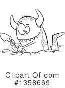 Monster Clipart #1358669 by toonaday