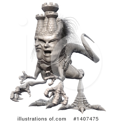 Royalty-Free (RF) Monster Clipart Illustration by Leo Blanchette - Stock Sample #1407475