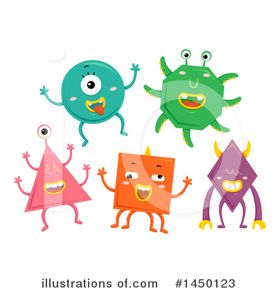 Royalty-Free (RF) Monster Clipart Illustration by BNP Design Studio - Stock Sample #1450123