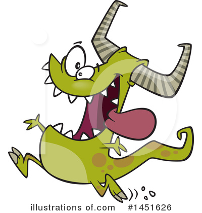 Royalty-Free (RF) Monster Clipart Illustration by toonaday - Stock Sample #1451626