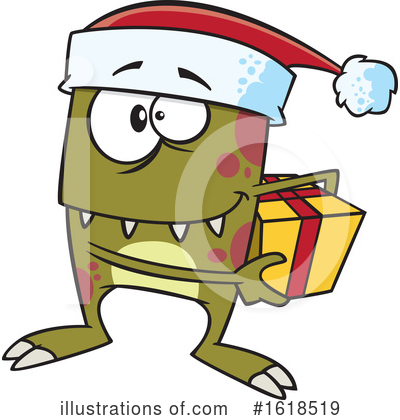Royalty-Free (RF) Monster Clipart Illustration by toonaday - Stock Sample #1618519
