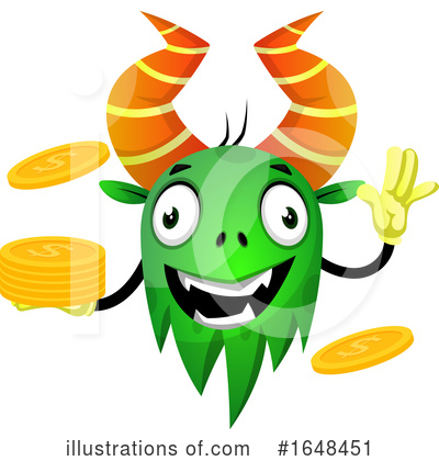 Royalty-Free (RF) Monster Clipart Illustration by Morphart Creations - Stock Sample #1648451