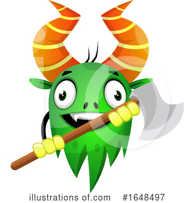 Green Monster Clipart #1648497 by Morphart Creations