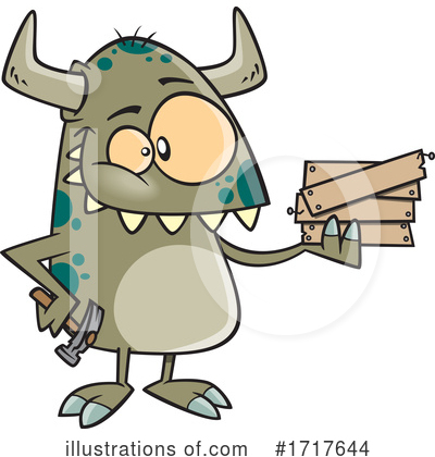 Monster Clipart #1717644 by toonaday