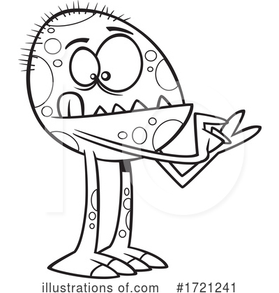 Royalty-Free (RF) Monster Clipart Illustration by toonaday - Stock Sample #1721241