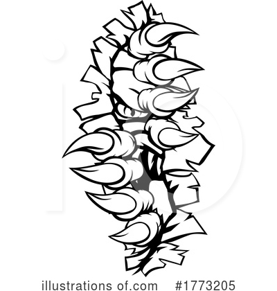 Royalty-Free (RF) Monster Clipart Illustration by AtStockIllustration - Stock Sample #1773205