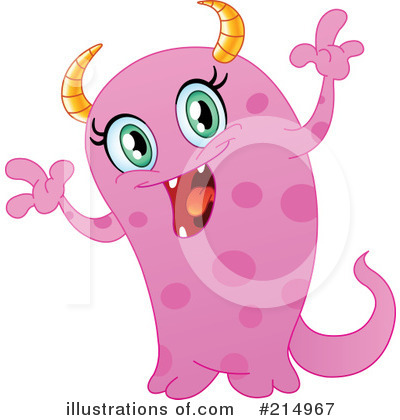 Royalty-Free (RF) Monster Clipart Illustration by yayayoyo - Stock Sample #214967