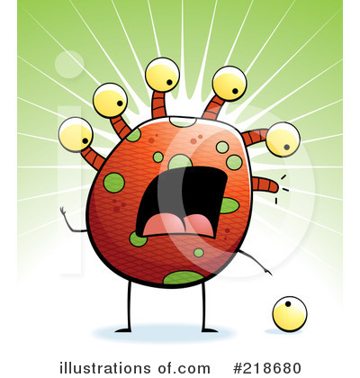Royalty-Free (RF) Monster Clipart Illustration by Cory Thoman - Stock Sample #218680