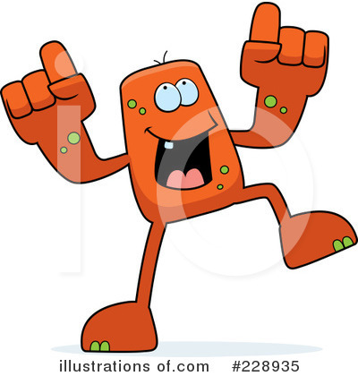 Royalty-Free (RF) Monster Clipart Illustration by Cory Thoman - Stock Sample #228935