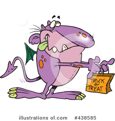 Royalty-Free (RF) Monster Clipart Illustration by toonaday - Stock Sample #438585