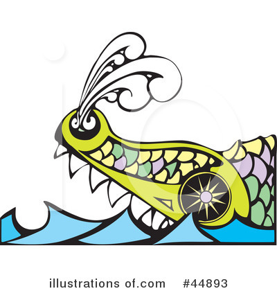 Royalty-Free (RF) Monster Clipart Illustration by xunantunich - Stock Sample #44893