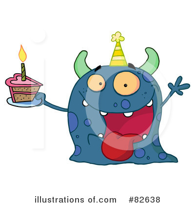 Royalty-Free (RF) Monster Clipart Illustration by Hit Toon - Stock Sample #82638