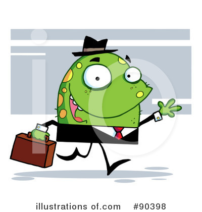 Royalty-Free (RF) Monster Clipart Illustration by Hit Toon - Stock Sample #90398