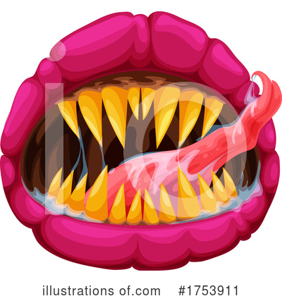 Royalty-Free (RF) Monster Mouth Clipart Illustration by Vector Tradition SM - Stock Sample #1753911
