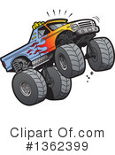 Monster Truck Clipart #1362399 by Clip Art Mascots