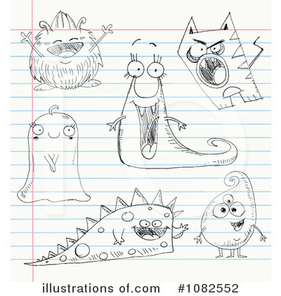 Royalty-Free (RF) Monsters Clipart Illustration by yayayoyo - Stock Sample #1082552